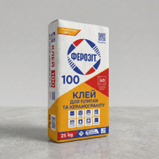 Клей для плитки та керамограніту Ферозіт 100 (25 кг), шт