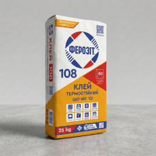 Клей для камінів та печей Ферозіт 108 (25 кг)