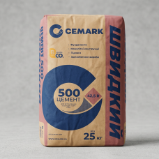 Цемент ШВИДКИЙ, CEMARK М-500 ПЦ-ІІ/А-К, 25кг