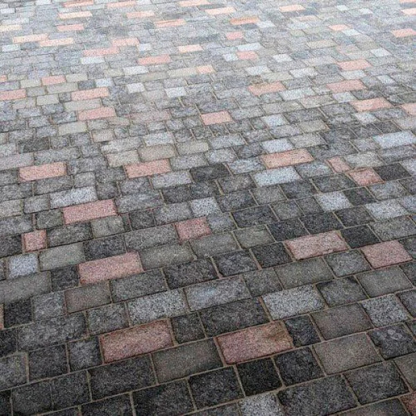 Тротуарна плитка гранітна 100x100x50 колота