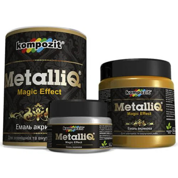 Емаль акрилова METALLIQ Kompozit (0,9 кг)