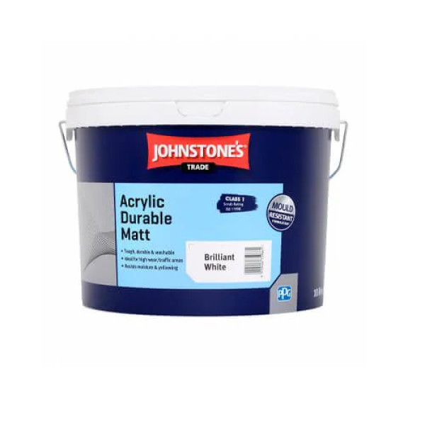 Фарба акриловадля інтер'єру Johnstone'sAcrylic Durable Matt 10л
