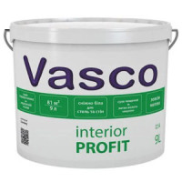 Фарба акрилова інтер'єрна Vasco Profit біла 2.7л