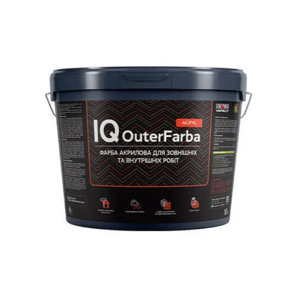 Фарба акрилова для стін Vamiut IQ OuterFarba (Acryl)