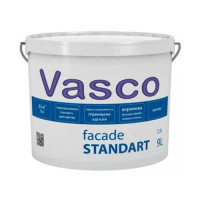 Фарба фасадна Fasade Standart Vasco біла 9л