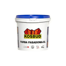 Силіконова фасадна фарба Kosbud 10кг (біла база)