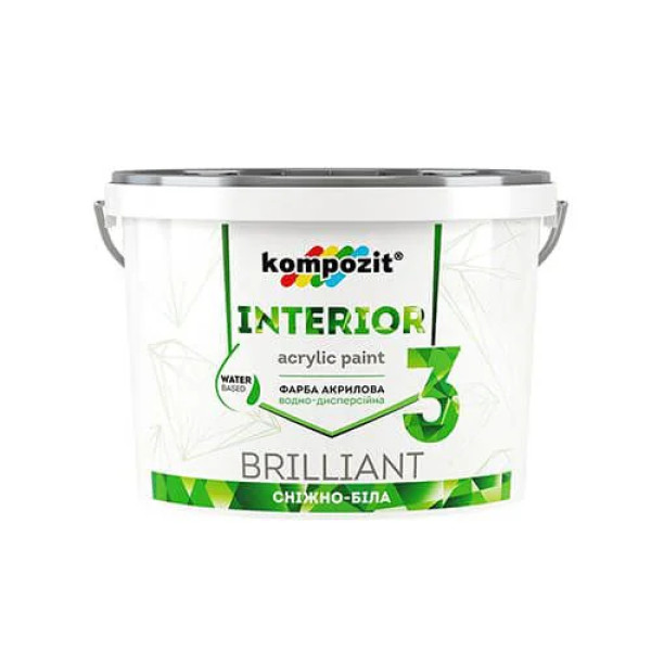 Фарба інтер'єрна INTERIOR 3 Kompozit, 7 кг
