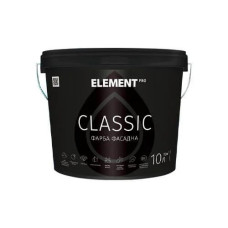 Фарба фасадна, матова, вологостійка, водно-дисперсійна CLASSIK Element PRO, 10л