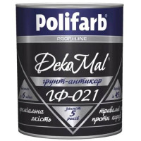 Грунтовка ГФ-021 Polifarb DekoMal чорний 2,7 кг