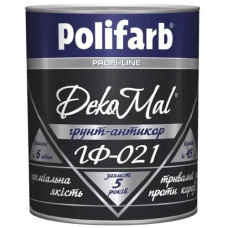 Грунтовка ГФ-021 Polifarb DekoMal чорний 2,7 кг