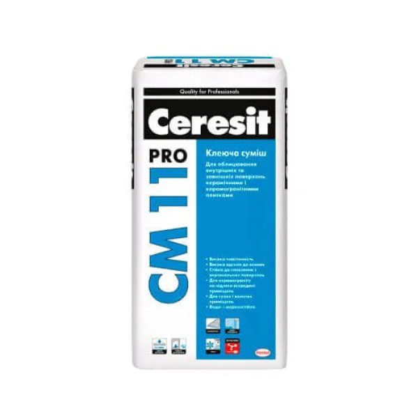Ceresit СМ 11 Pro Клеюча суміш для керамічної плитки 27 кг