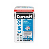 Клей для плитки Ceresit СМ-22 Mega Format Flexible, 25кг