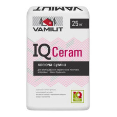 Сірий плитковий клей IQ Ceram 25 кг