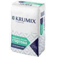 Шпаклівка гіпсова стартова "KRUMIX" 25 кг