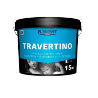 Фасадна силоксанова декоративна штукатурка Travertino Element Decor, 15кг