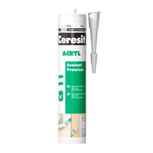 Герметик акриловий Ceresit Acryl CS-11 білий 280 мл
