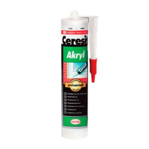 Герметик акриловий Ceresit Acryl CS-11 білий 280 мл