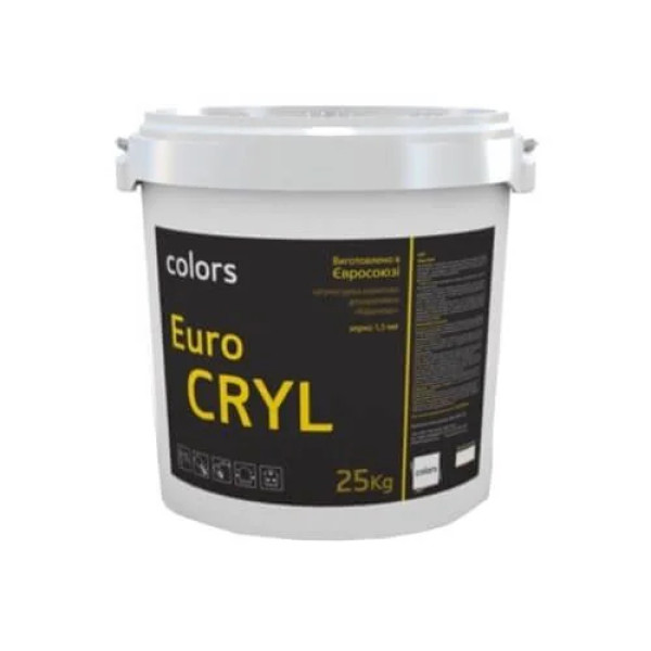 Штукатурка акрилова 1,5 мм; барашек біла Colors/Proma EURO CRYL 25 кг