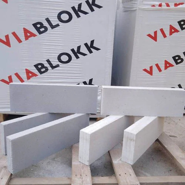Газоблок ViaBlokk 200х200х600 D500 (в піддоні 1,8 м куб блока, з них 200х200х600 - 70 шт. та 100х200х600 - 10 шт.)