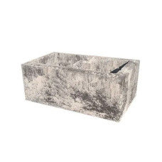 Блок парканний модульний стовпчиковий Онікс Blanc 190х300х500 мм