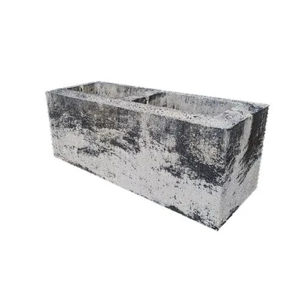 Блок парканний модульний Онікс Blanc 190х190х500 мм