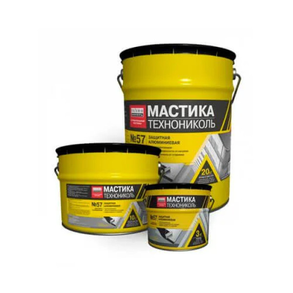 Мастика захисна алюмінієва Техноніколь №57