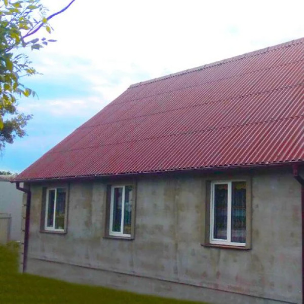 Безазбестовий шифер Fibrodah Classik 1750х1130х5,8 мм бордо