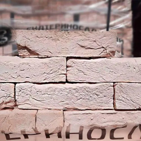 Катеринославська цегла Снігова королева ручного формування 250х60х65 мм