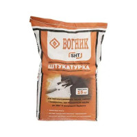 Суміш штукатурна для печей і камінів "Вогник SHT", 15 кг