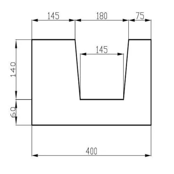 Газобетонний U-Блок Aeroc 400*500*200 (Обухів)