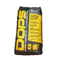 Клей для газобетону DOPS BLOCK білий