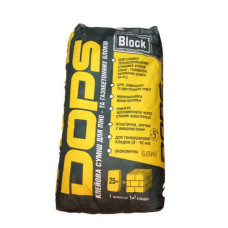 Клей для газобетону DOPS BLOCK білий