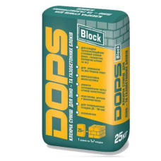 Зимовий клей для газобетону Dops Block (-5 °С), 25 кг